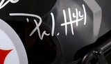 TJ Watt Derek Watt Autographed Pittsburgh Steelers F/S Speed Helmet- Ba W Holo
