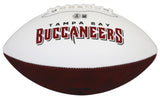 Mike Alstott Signed Tampa Bay Buccaneers Logo Football (Beckett) 6xPro Bowl F.B.