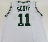 Charlie Scott Signed Boston Celtics Home Jersey Inscribed "HOF 2018" (Beckett)
