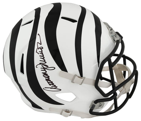 Anthony Munoz Signed Bengals 2023 Alt Riddell F/S Speed Replica Helmet -(SS COA)