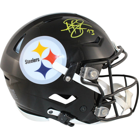 Troy Polamalu Autographed Pittsburgh Steelers SpeedFlex Helmet Beckett 50280