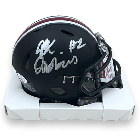 Ohio State JK Dobbins Autographed Signed Mini Helmet - Black - JSA
