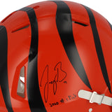 Joe Burrow Autographed "2020 #1 Pick" Bengals Authentic Speed Helmet Fanatics