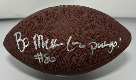 Packers BO MELTON Signed Full Size Wilson Brown Replica Football AUTO - JSA