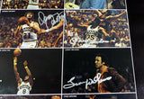 1978-79 NBA Champions Supersonics Auto Poster Photo 9 Sigs Fred Brown MCS 51051
