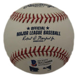 Trevor Story Autographed Colorado Rockies OML Baseball 505' HR Beckett 37309