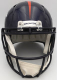Russell Wilson Autographed Blue Full Size Helmet Broncos Fanatics DQ16478460