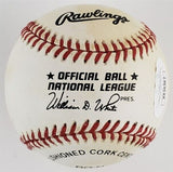 Willie Mays Signed NL Baseball (JSA LOA) San Francisco Giants /HOF 1979 /660 HRs