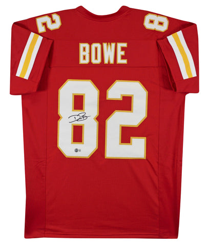 Dwayne Bowe Authentic Signed Red Pro Style Jersey Autographed BAS Witnessed