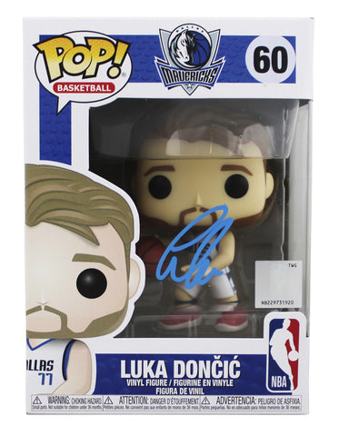 Mavericks Luka Doncic Authentic Signed #60 Funko Pop Vinyl Figure BAS #AE13900