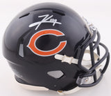 Kyle Monangai Signed Chicago Bears Speed Mini Helmet (JSA) 2025 Rookie R.B.