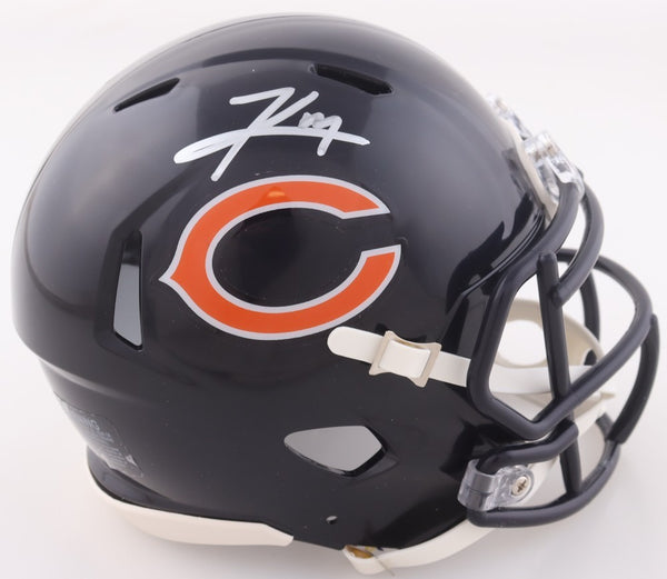 Kyle Monangai Signed Chicago Bears Speed Mini Helmet (JSA) 2025 Rookie R.B.