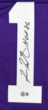Fran Tarkenton Autographed Purple Pro Style Jersey HOF - Beckett W Hologram