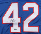 Josh Manson Signed Colorado Avalanche/ Quebec Nordiques Throwback Jersey Beckett