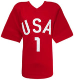 Hope Solo Signed Red Custom Soccer Jersey w/2015 WC Champs - (SCHWARTZ COA)