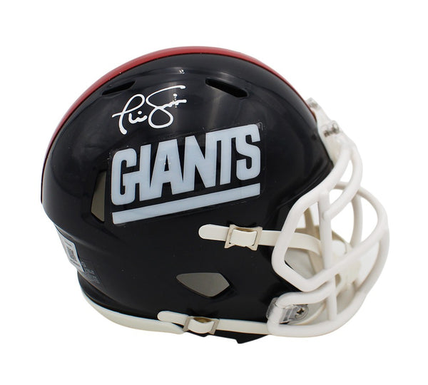 Phil Simms Signed New York Giants Speed Throwback 1980-1999 NFL Mini Helmet