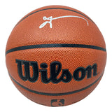 Allen Iverson 76ers Signed Wilson NBA I/O Replica Basketball JSA ITP
