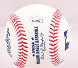 Wander Franco Autographed Rawlings OML Baseball - JSA *Blue
