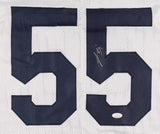 Lance Briggs Signed Chicago Bears White Jersey (JSA COA)7xPro Bowl(2005-2011) LB