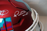 Jalen Hurts & Patrick Mahomes Autographed Super Bowl 57 Helmet LE Fanatics COA