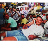 Brett Favre Autographed Green Bay Packers Unframed 16x20 Photo Draft Day Call
