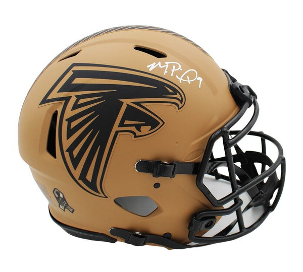 Michael Penix Jr. Signed Atlanta Falcons Speed Authentic STS 2 NFL Helmet