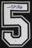 Frank Thomas Authentic Signed Black Pro Style Jersey Autographed JSA Witness