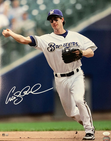 Brewers Manager CRAIG COUNSELL Signed 16x20 Photo #8 AUTO - JSA