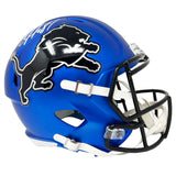 Calvin Johnson Detroit Lions Signed Riddell 2024 Alternate Replica Helmet BAS