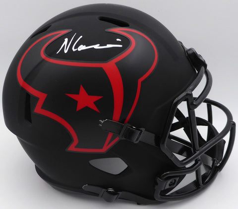 Nico Collins Autographed Eclipse Full Size Helmet Texans Beckett 1W433083