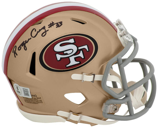 Roger Craig Signed San Francisco 49ers Riddell Speed Mini Helmet -(BECKETT COA)