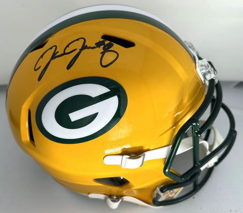 Packers Running Back JOSH JACOBS Signed Full Size Authentic Speed Helmet AUTO