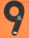 Patrick Kluivert Autographed Netherlands Home Soccer Jersey #9 - Beckett Holo *L