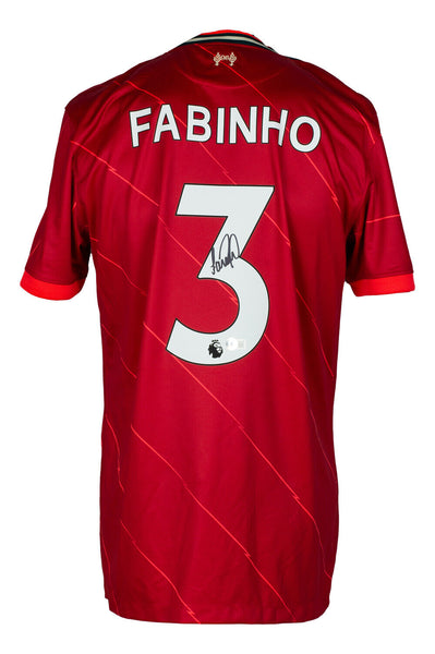 Fabinho Signed Red Nike Liverpool Soccer Jersey BAS