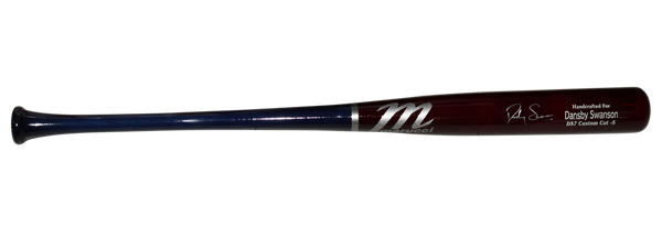 DANSBY SWANSON SIGNED CHICAGO CUBS ATLANTA BRAVES MARUCCI GAME MODEL BAT BECKETT