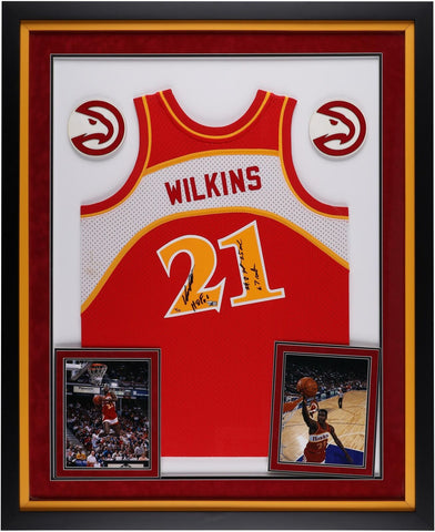 Autographed Dominique Wilkins Hawks Jersey Fanatics Authentic COA Item#12713524