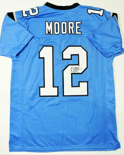 DJ Moore Autographed Blue Pro Style Jersey - JSA W Auth *2