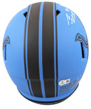 Lions Sam LaPorta Signed Rave Full Size Speed Proline Helmet BAS Witnessed