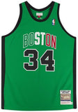 Paul Pierce Boston Celtics Signed Green 2007-08 Mitchell & Ness Authentic Jersey