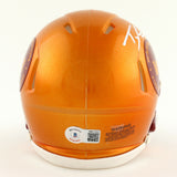 Taylor Heinicke Signed Washington Football Team Speed Mini Helmet (Beckett Holo)