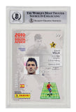 David Villa Signed 2010 Panini World Cup Premium #99 - BGS 10 Autograph