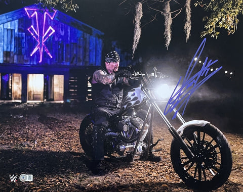 The Undertaker Autographed/Signed WWE 16x20 Photo Beckett 42826