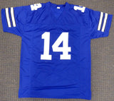 Dallas Cowboys Craig Morton Autographed Signed Blue Jersey Beckett BAS #B27310