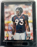 Trevor Pryce Autographed 8x10 Photo with Plaque -- Denver Broncos | JSA COA