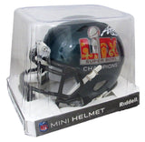 A.J. Brown Signed/Auto Mini SB LIX Champions Helmet Eagles Beckett 195530
