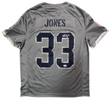 AARON JONES SIGNED GREEN BAY PACKERS NIKE LIMITED SALUTE TO SERVICE JERSEY BAS