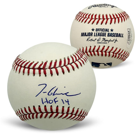 Tom Glavine Autographed Atlanta Braves Hall of Fame HOF 2014 MLB Baseball JSA