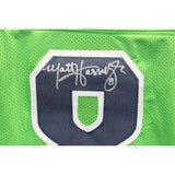 Matt Hasselbeck Autographed/Signed Pro Style Green Jersey Beckett 42778