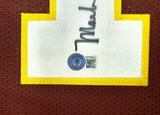 REDSKINS MARK RYPIEN AUTOGRAPHED MAROON JERSEY SB XXVI MVP BECKETT 230012