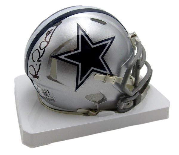 Michael Irvin Autographed Mini Football Helmet Dallas Cowboys Beckett 200063